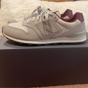Figs New Balance Size 9 Grey and Maroon